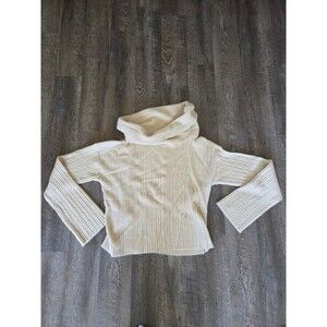 Cream Cowl Neck Sweater